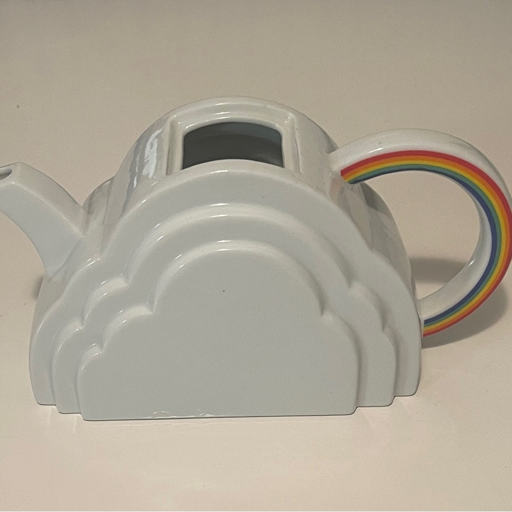"Rainbow Dream" Rare Vintage 1978 Vandor Japanese Ceramic Novelty Teapot NO LID